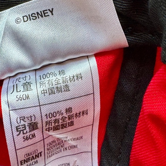 NWT Disney Parks Mickey Mouse Face Baseball Snapback Cap Hat 3D Ears Red/Yellow - Picture 6 of 11